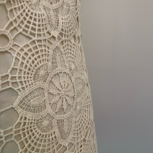 Willi Smith appliqué style cream tank - Picture 2 of 5